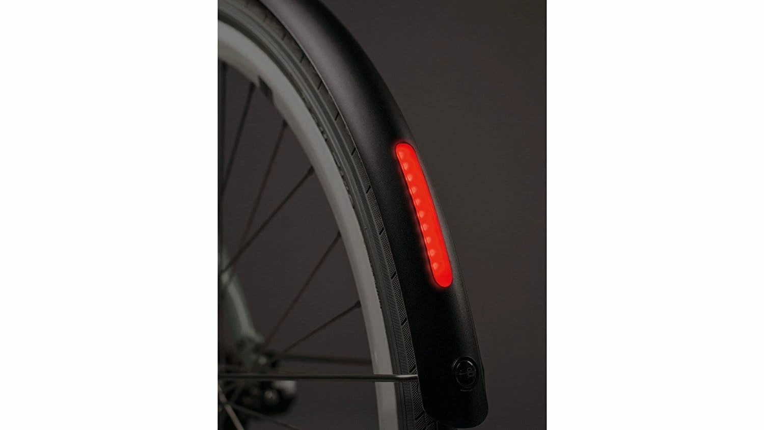 Curana CLite Spatbord Met Busch & Müller Achterlicht 55mm - Zwart - Afbeelding 2