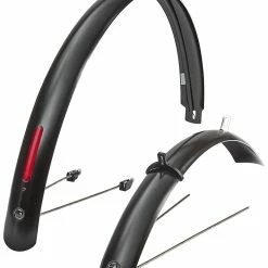 Curana CLite Spatbord Met Busch & Müller Achterlicht 55mm - Zwart