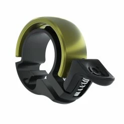 KNOG Oi Classic Fietsbel - Zwart/Olijf - Small, 22.2mm