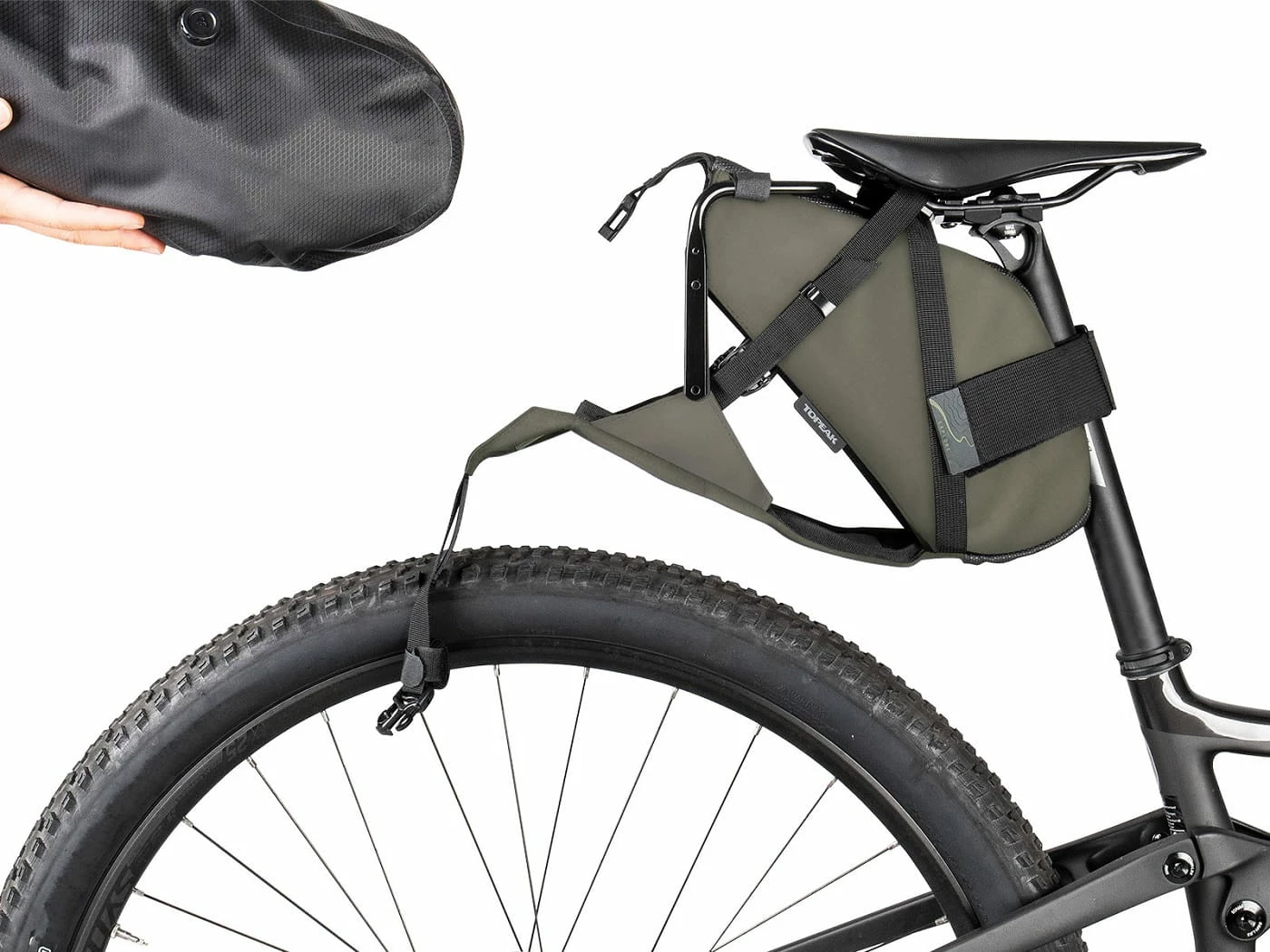 Topeak Backloader X, 10 L, Groen - Afbeelding 9