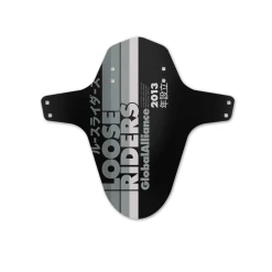 LOOSE RIDERS Spatbord Retro Zwart - Zwart/Grijs